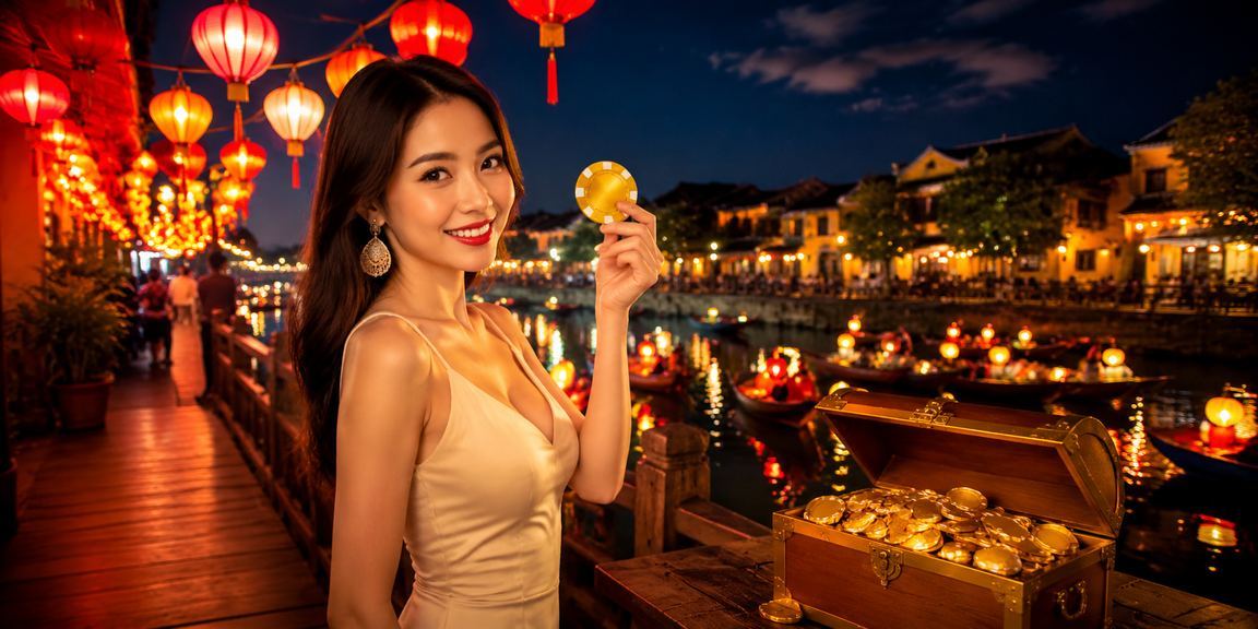 Phố đêm Hội An gợi bối cảnh theo dõi thể thao trực tuyến tại Việt Nam