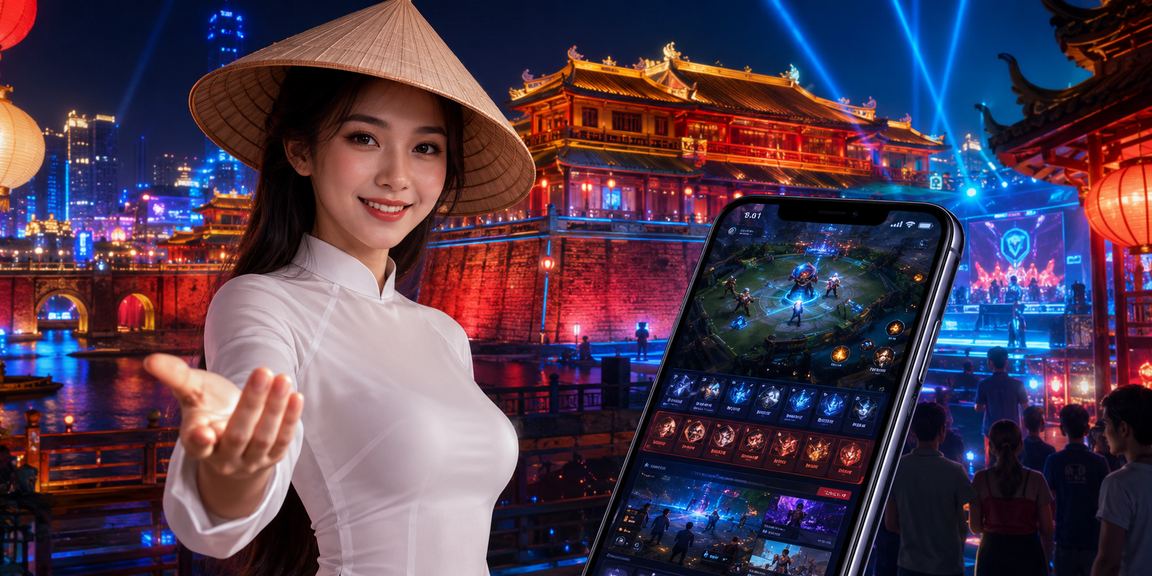 Lễ hội ở Huế minh họa ưu đãi esports và sự kiện theo mùa