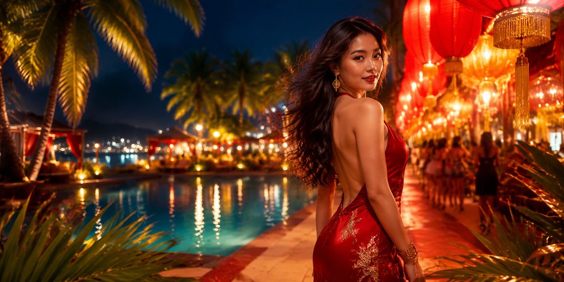 Chợ đêm Nha Trang minh họa không khí nhận tiền thưởng giải trí