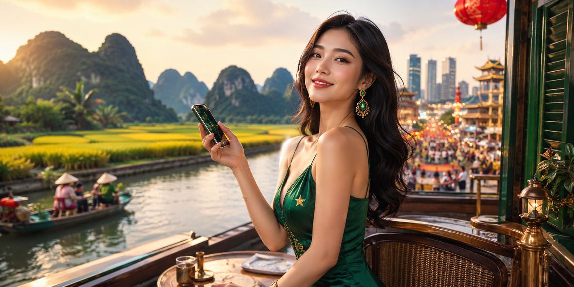 Quán cà phê Ninh Bình minh họa đọc thưởng casino trên di động